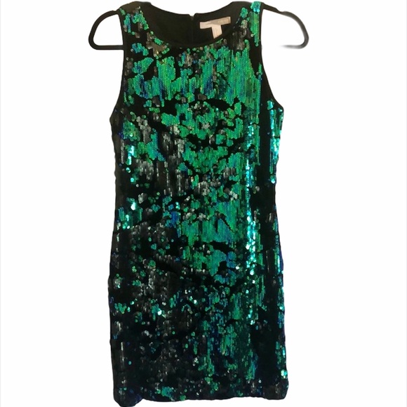 NWOT Forever 21 Contemporary Sequin Velvet Dress - Picture 3 of 8